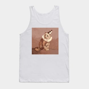 Old Timey Clown KItty Tank Top